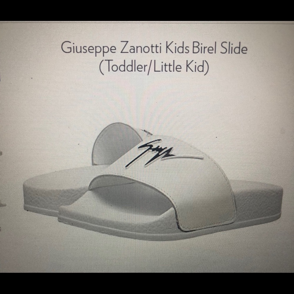 Giuseppe  Zanotti  Birel  Leather Slide Sandal